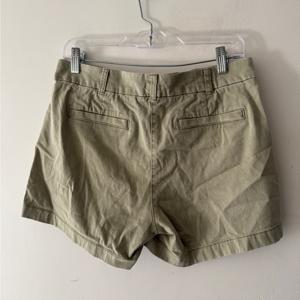 J. Crew Light Green‎ Khaki Women’s Chino Shorts Size 6 - Picture 3 of 5